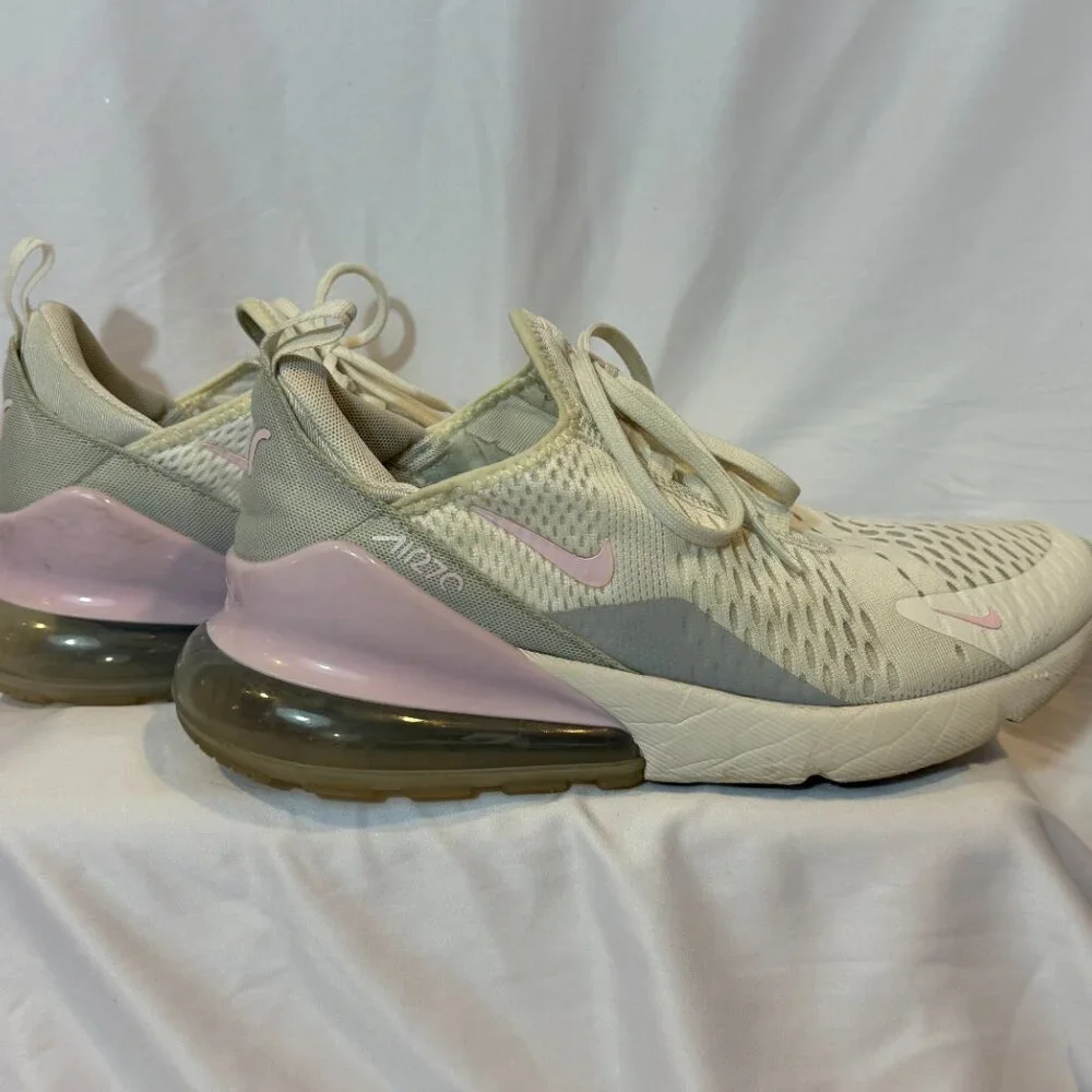Air Max 270 Pink & White Size 9.5W - Picture 5 of 6